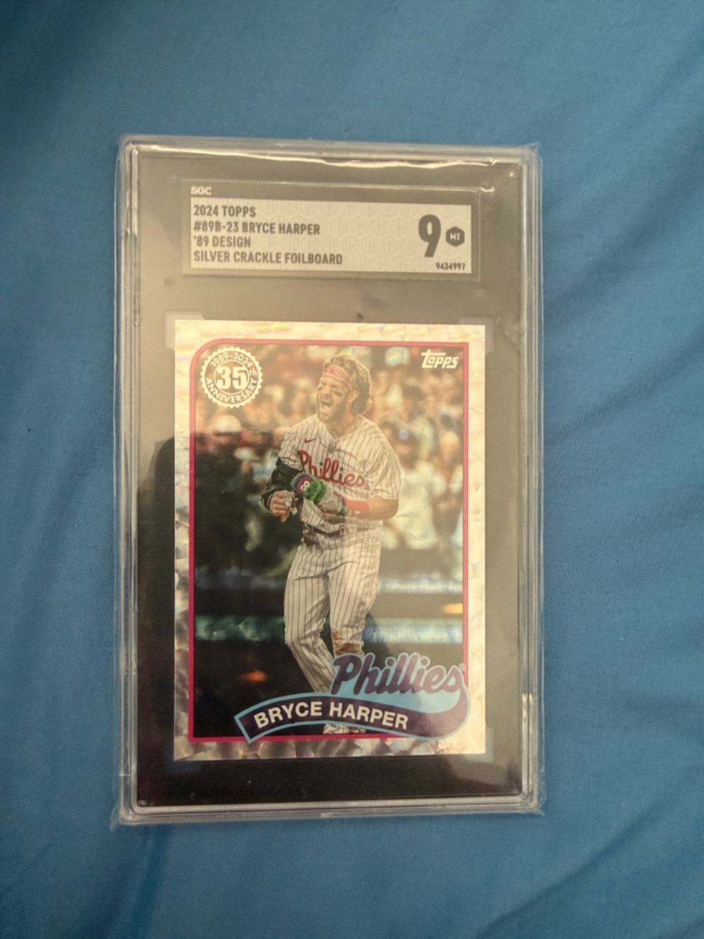 Topps Bryce Harper Card with Pink Accents